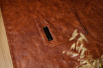 Tabba Brown Leather Apron