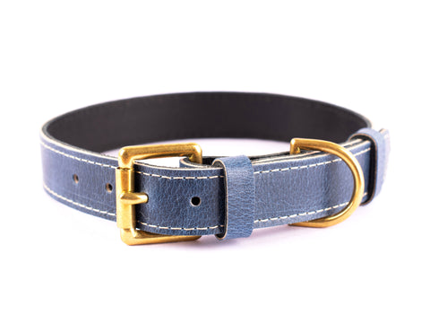 Veg Tan Leather Dog Collar