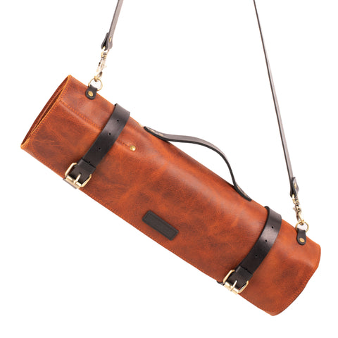 Chef Leather Knife Roll Bag