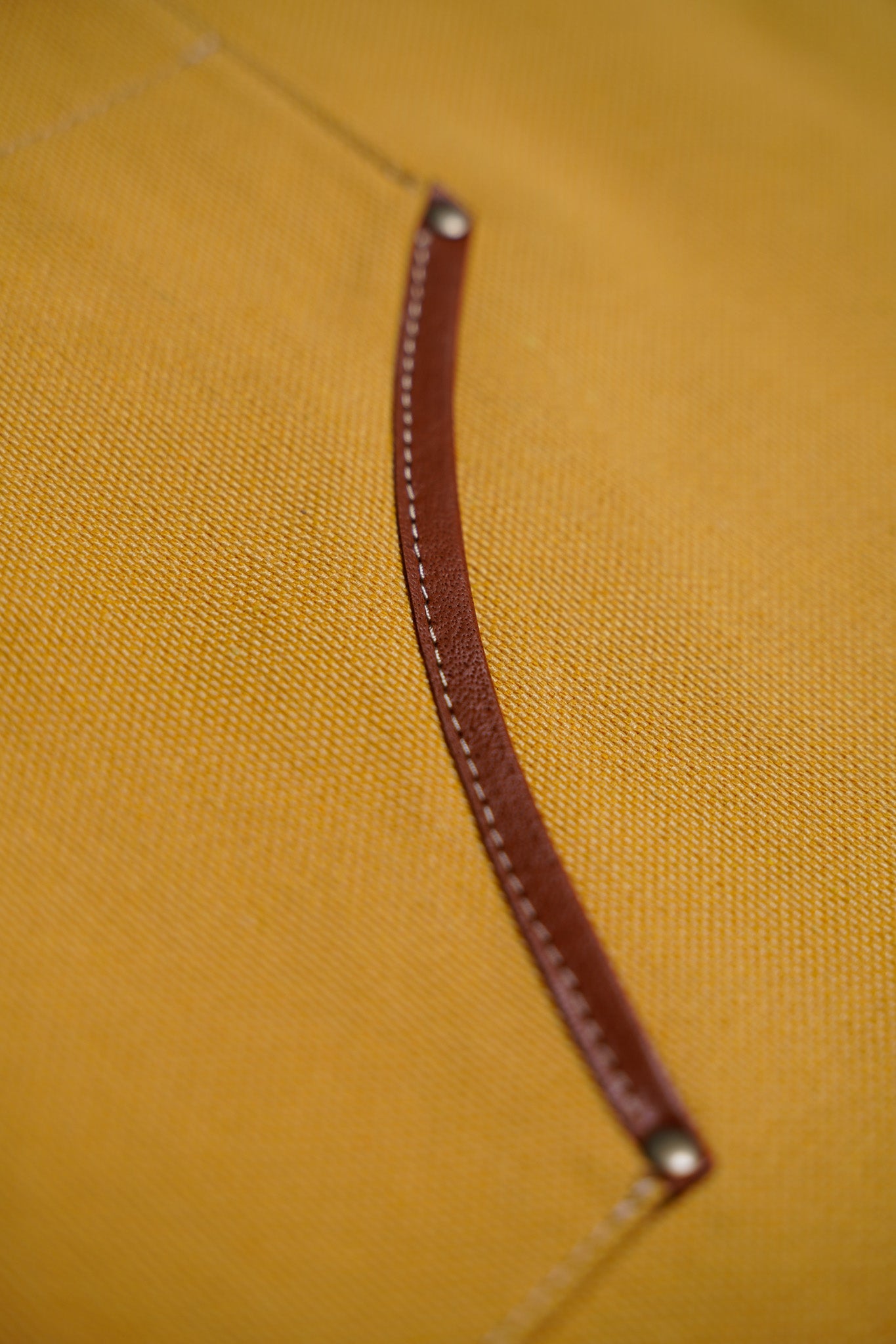 Yellow Canvas Barista Apron