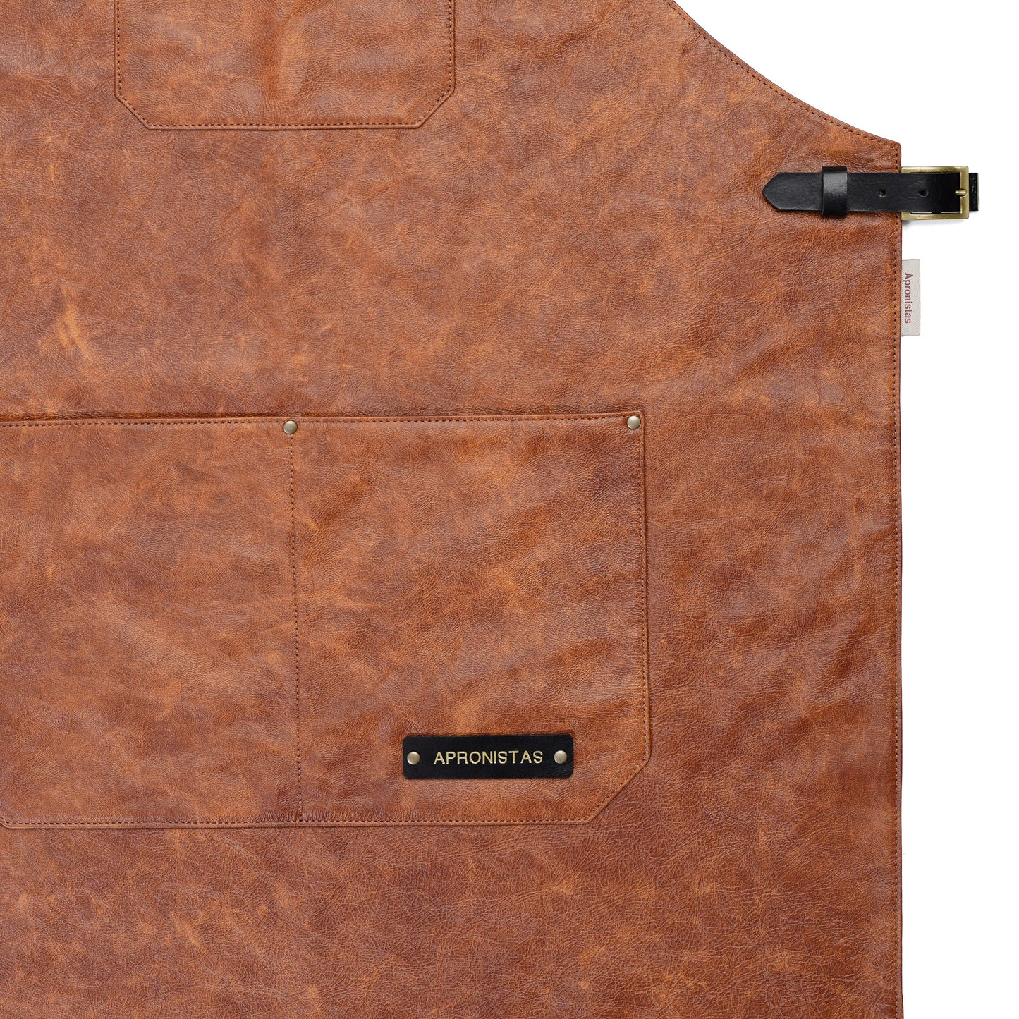 Premium Leather Apron – Durable Cross-Back Apron with Pockets for Chefs, Bartenders, and Artisans