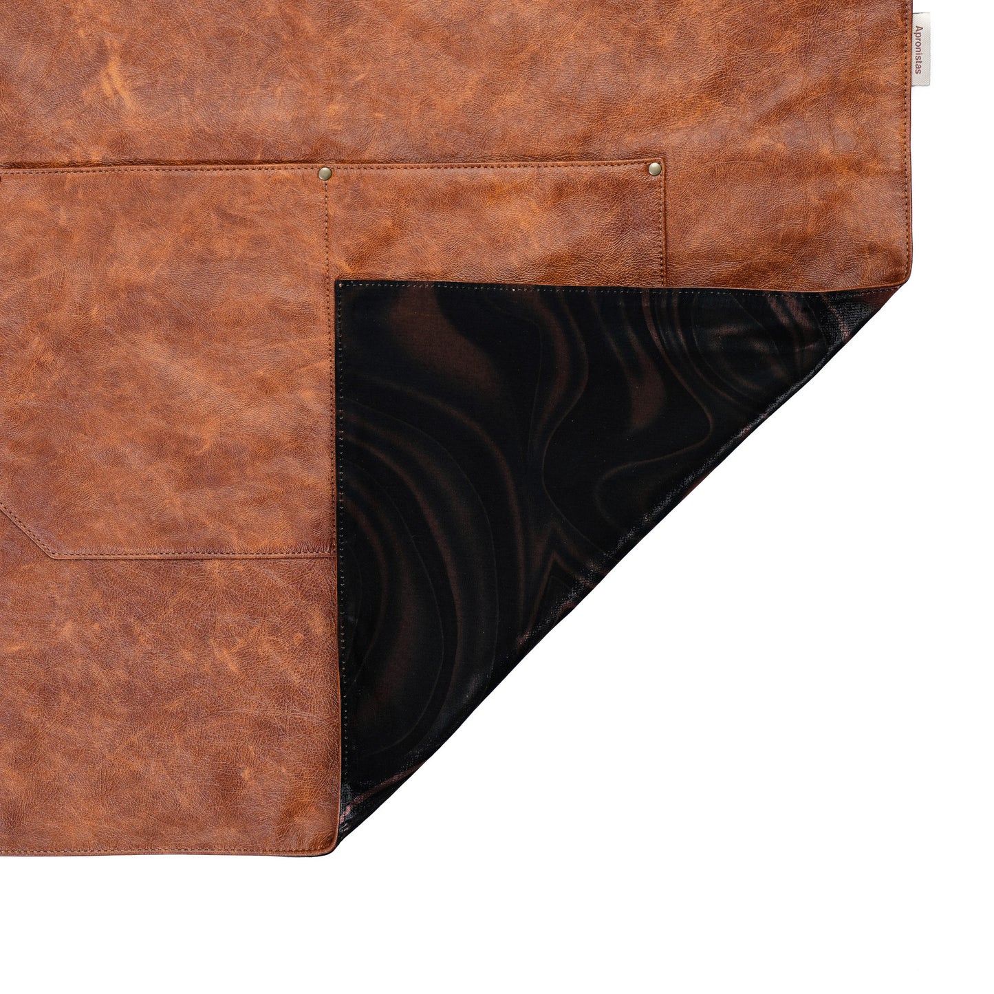 Premium Leather Apron – Durable Cross-Back Apron with Pockets for Chefs, Bartenders, and Artisans