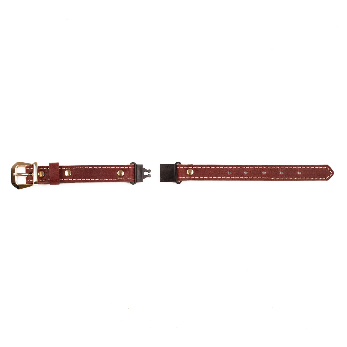 Leather Cat Collar With Breakaway Safety Buckle