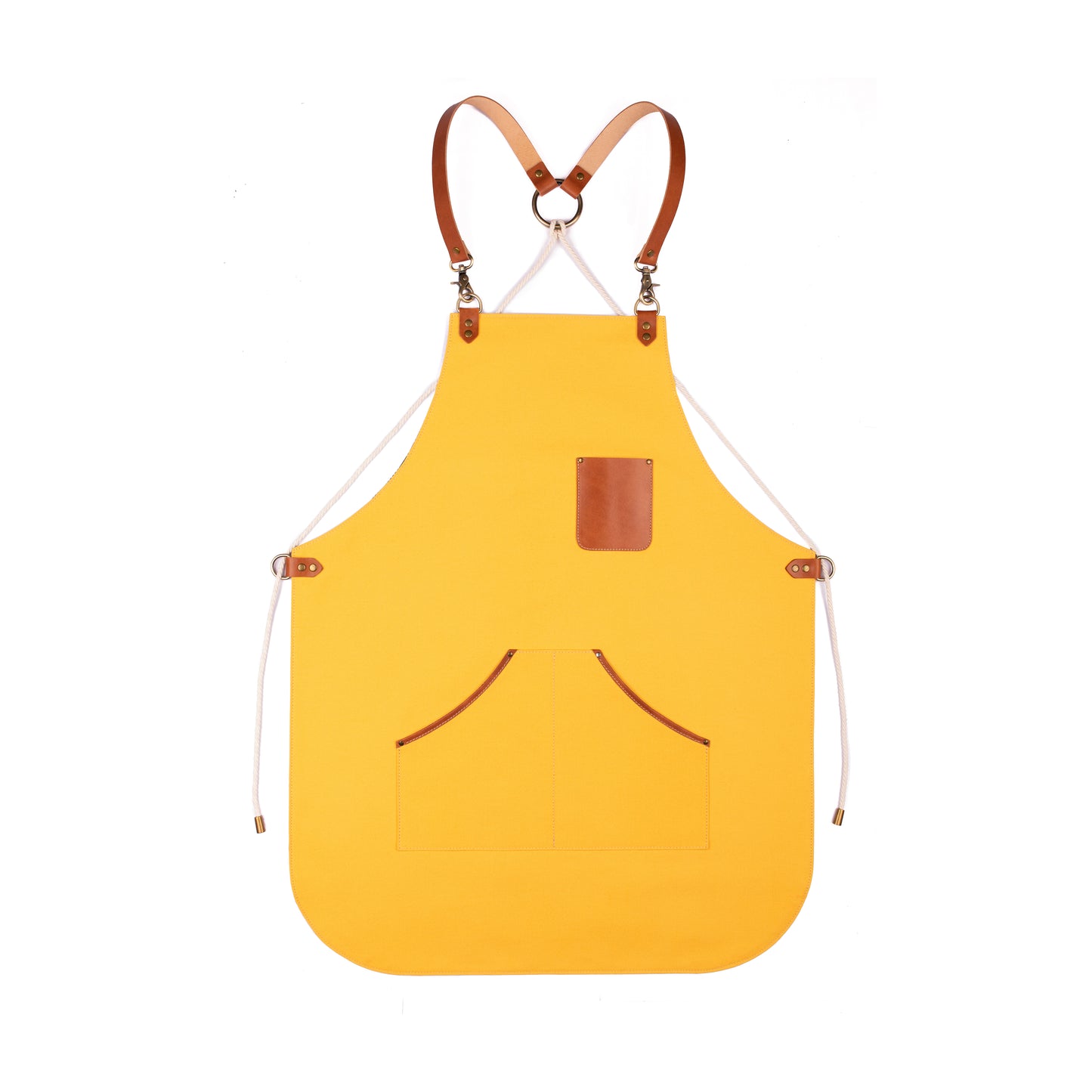 Yellow Canvas Barista Apron