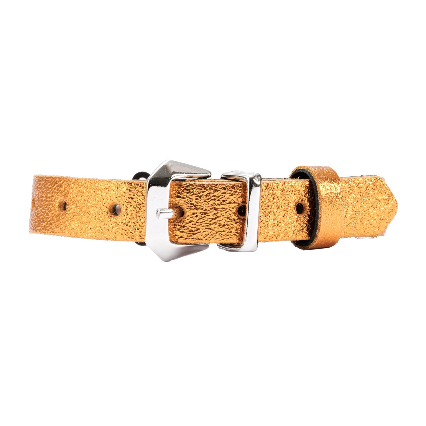 Metallic Effect Cat Collar With Breakaway Safety Buckle